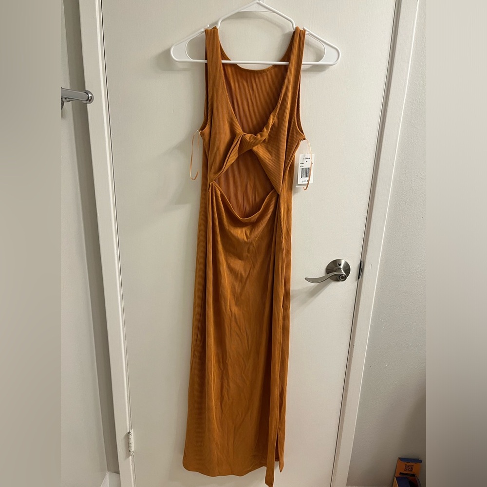 L*SPACE Nico Dress- burnt orange/yellow